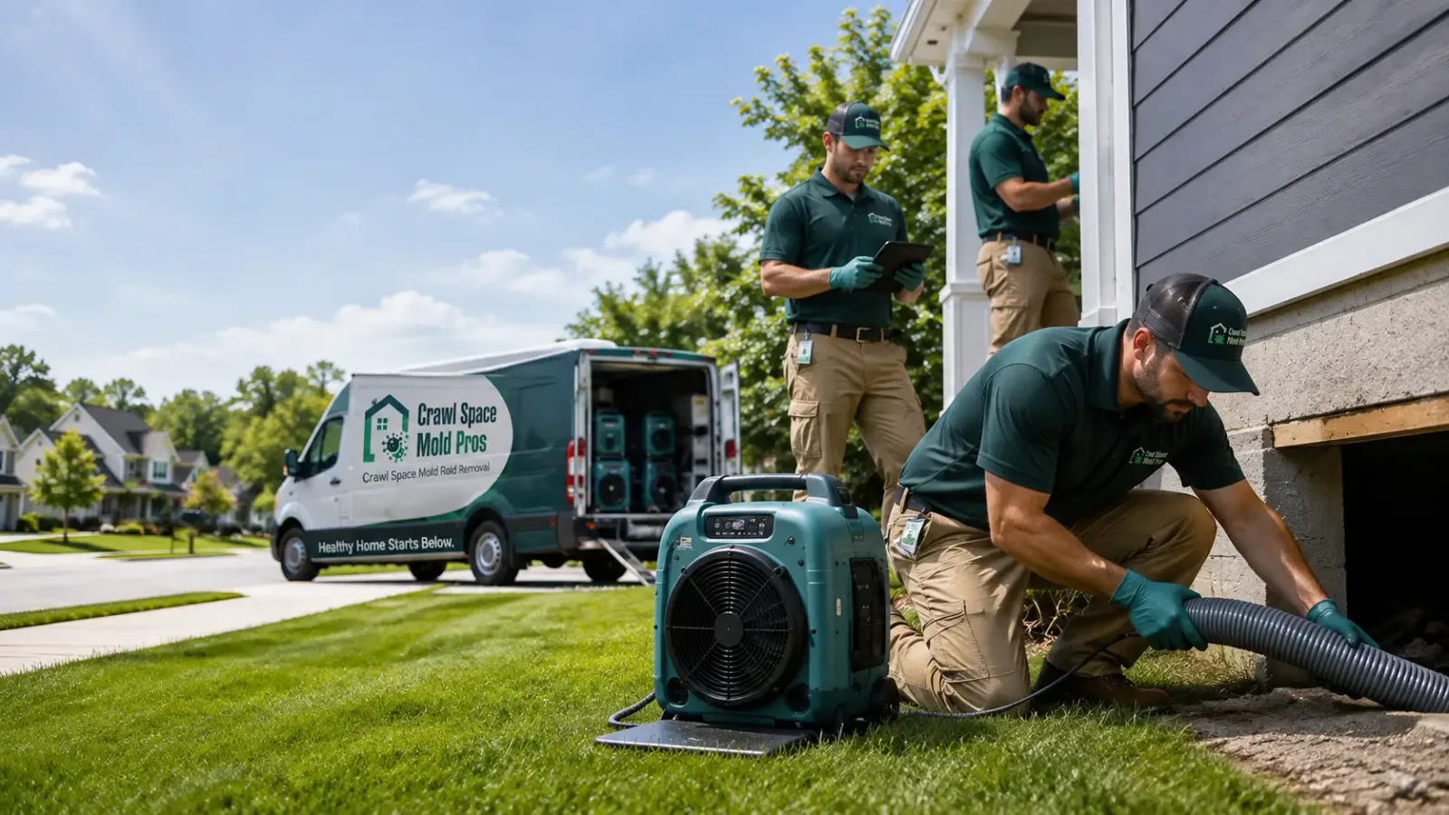 Crawl Space Mold Removal in Martensdale, IA